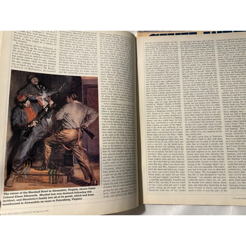 Lot of 3 Civil War Times Illustrated Magazines 1992 May Sept Nov